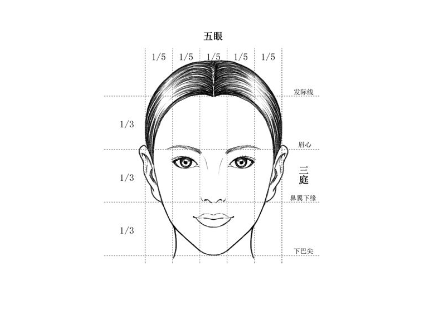 脸型分类图男7种脸型